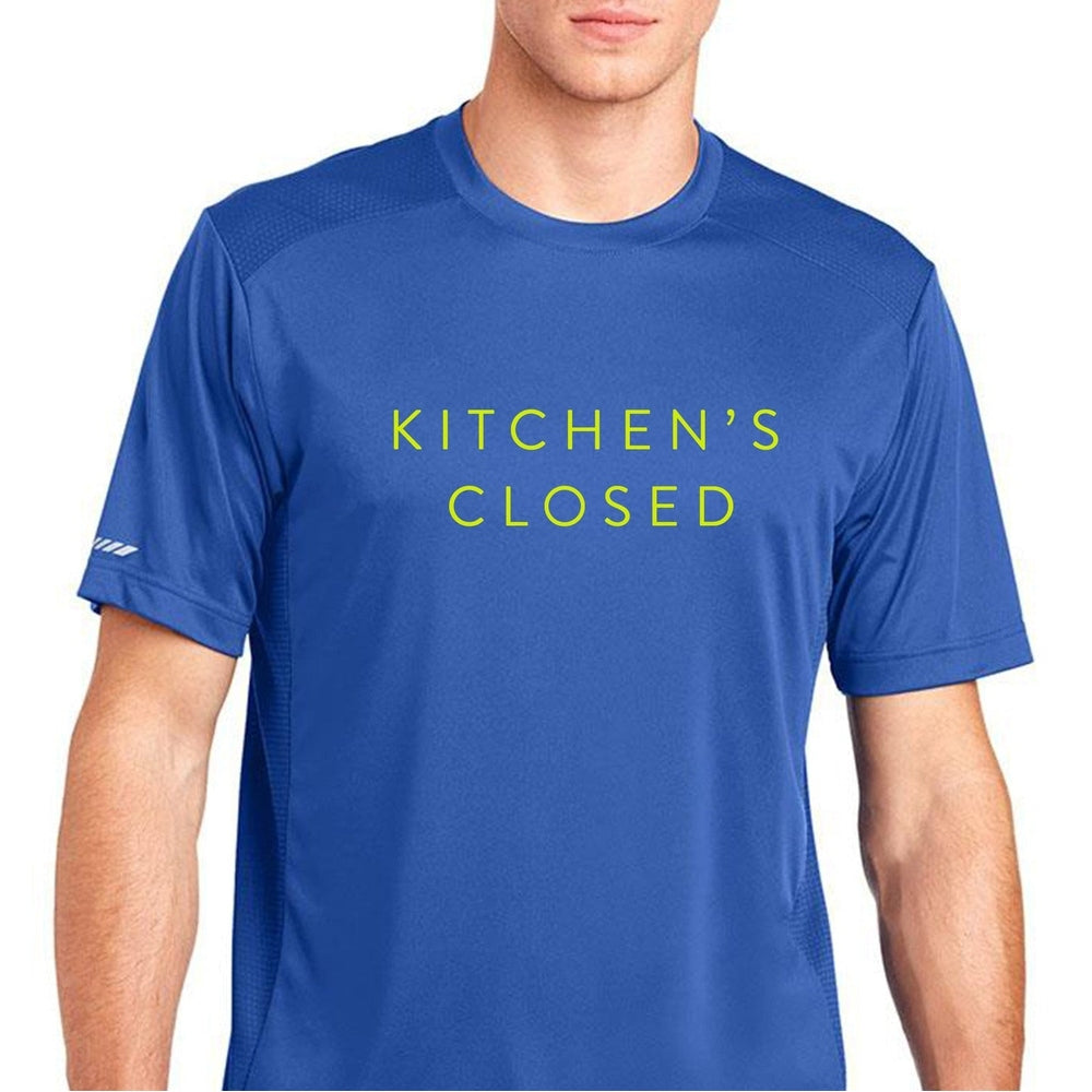 Swinton Pickleball Men's Kitchen's Closed Performance Shirt Royal Blue ...