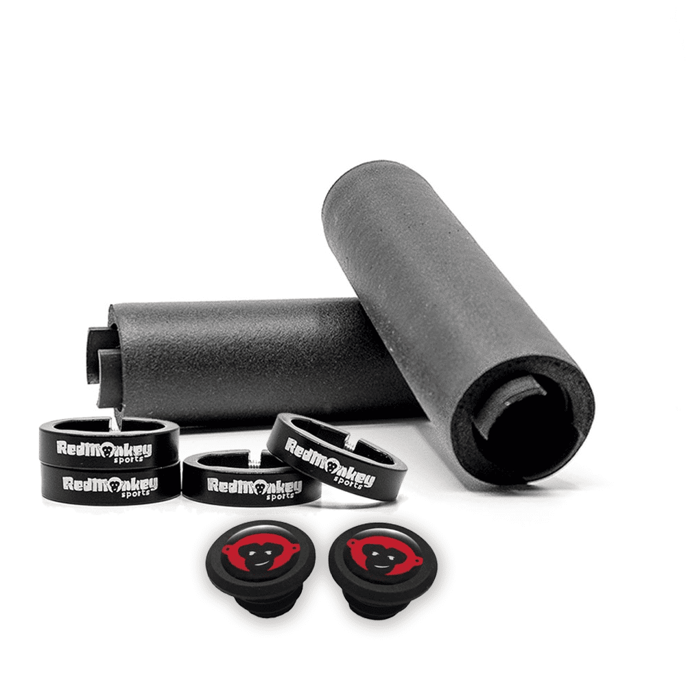 klampz lock-on silicone grips - Black Only – RedMonkey Sports