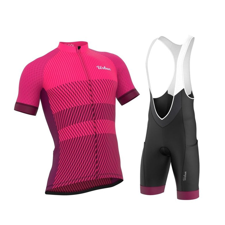 Urban Cycling Men's Apex Short Sleeve Jerseys / Bib Shorts