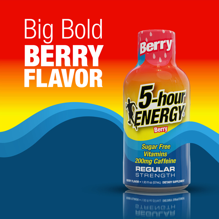 5-hour Energy Berry Flavor Regular Strength 5-hour ENERGY Shots
