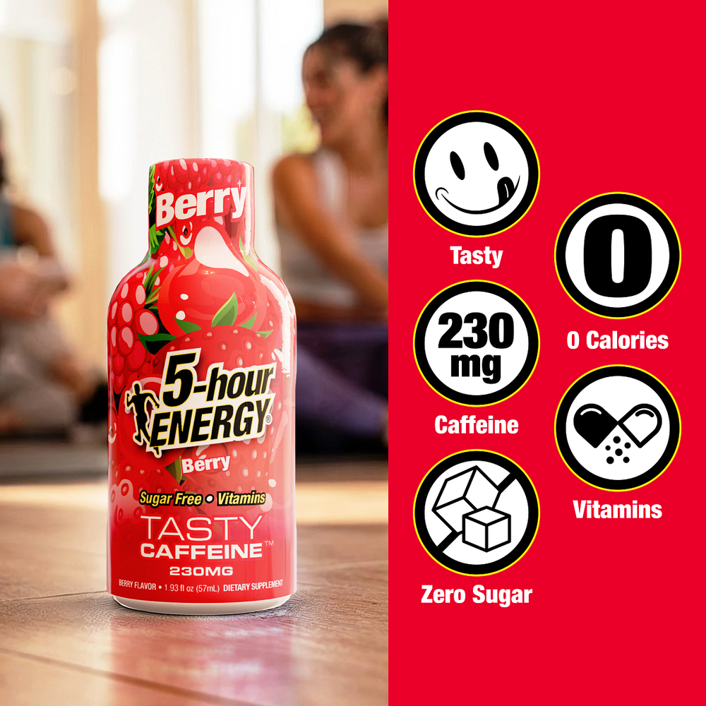5-hour Energy Berry Flavor Extra Strength 5-hour ENERGY Shots