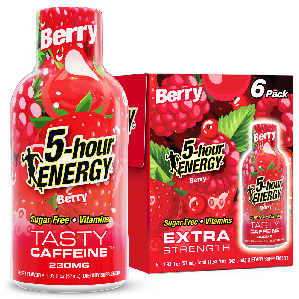 5-hour Energy Berry Flavor Extra Strength 5-hour ENERGY Shots