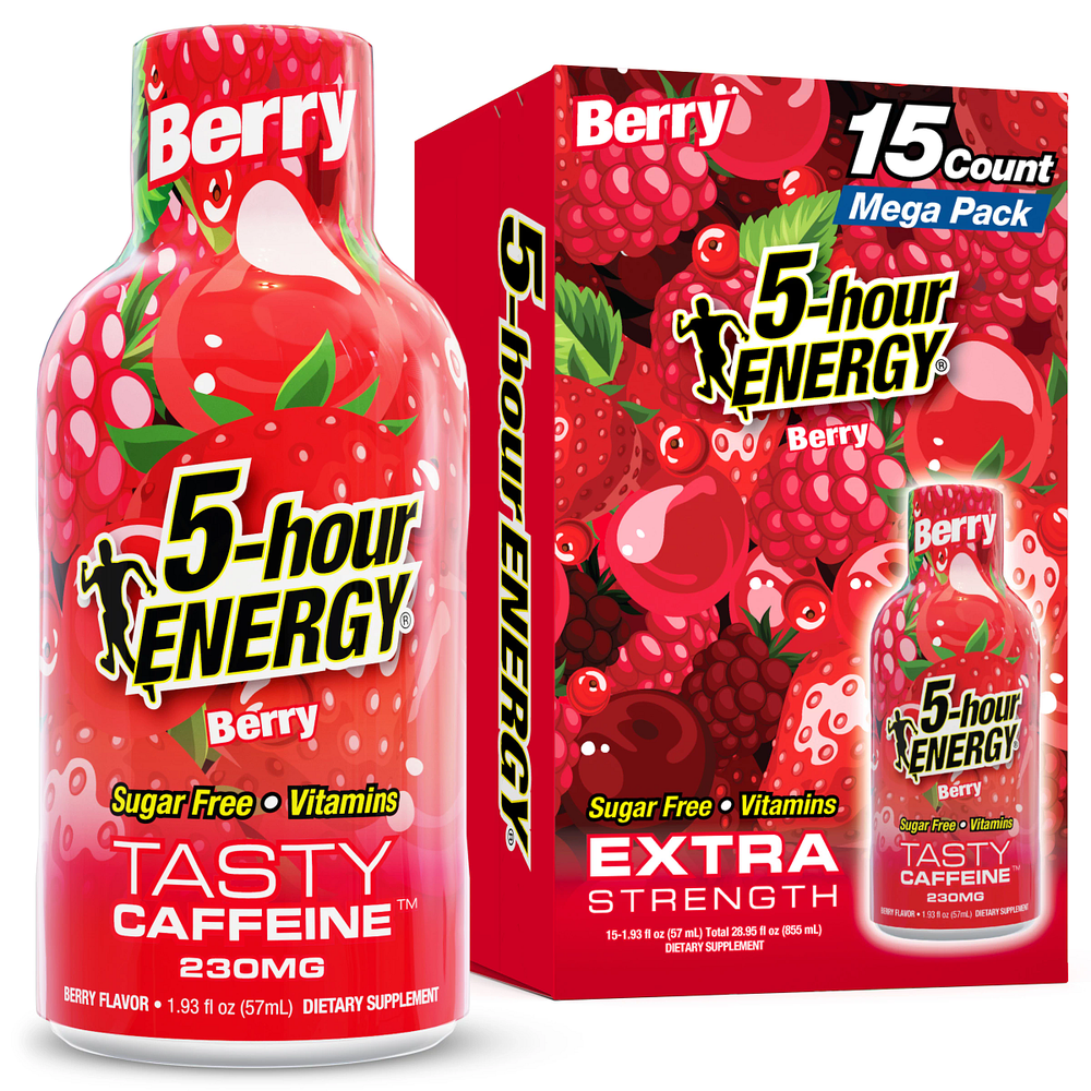 5-hour Energy Berry Flavor Extra Strength 5-hour ENERGY Shots
