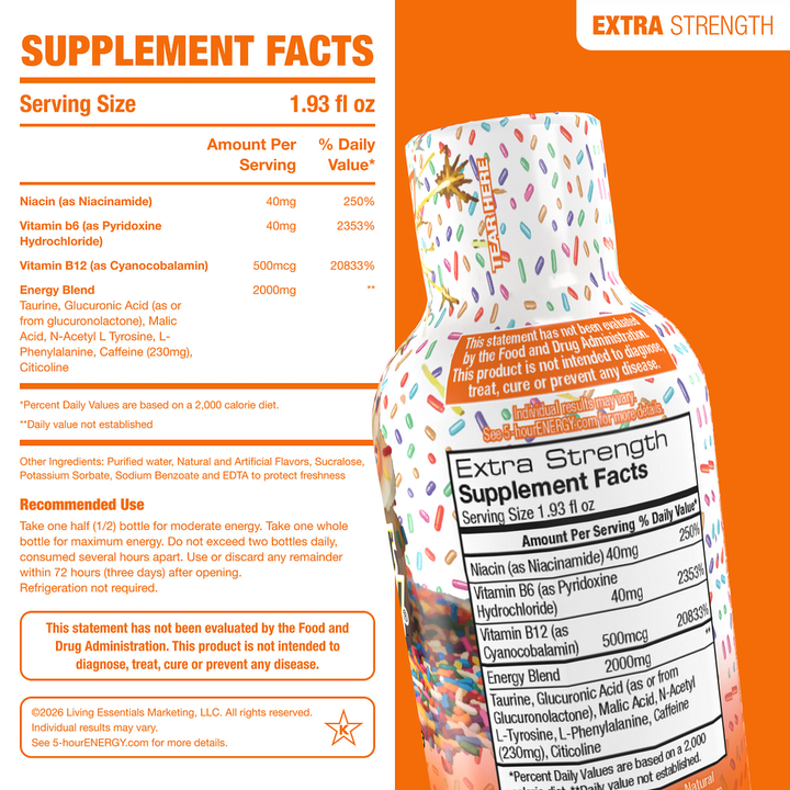 Birthday Cake Extra Strength 5-hour ENERGY Shots