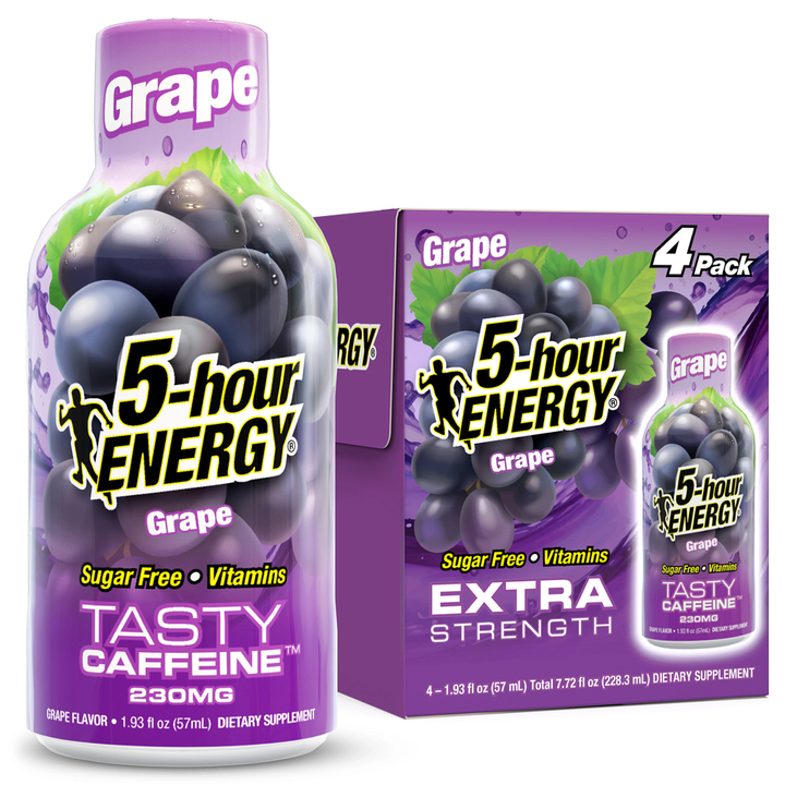 5-hour Energy Grape Flavor Extra Strength 5-hour ENERGY Shots