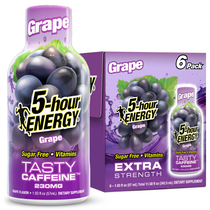 5-hour Energy Grape Flavor Extra Strength 5-hour ENERGY Shots