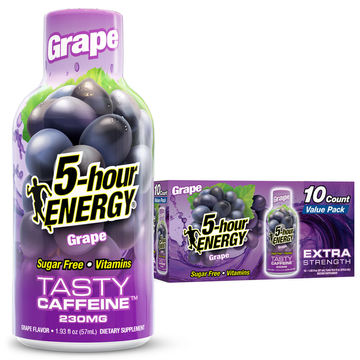 5-hour Energy Grape Flavor Extra Strength 5-hour ENERGY Shots