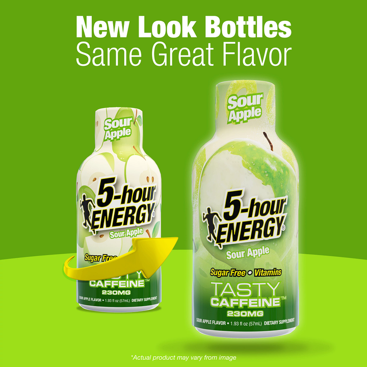 5-hour Energy Sour Apple Flavor Extra Strength 5-hour ENERGY Shots