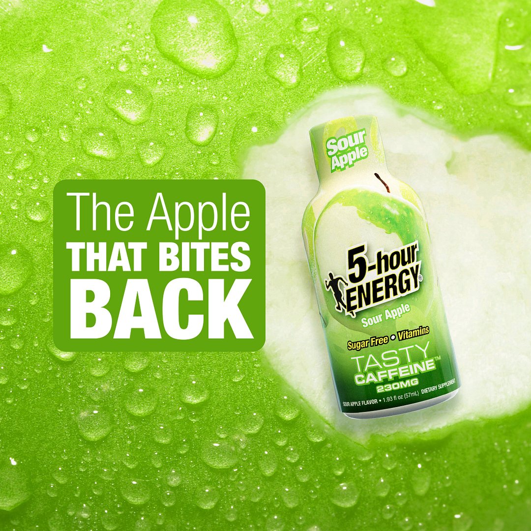 5-hour Energy Sour Apple Flavor Extra Strength 5-hour ENERGY Shots