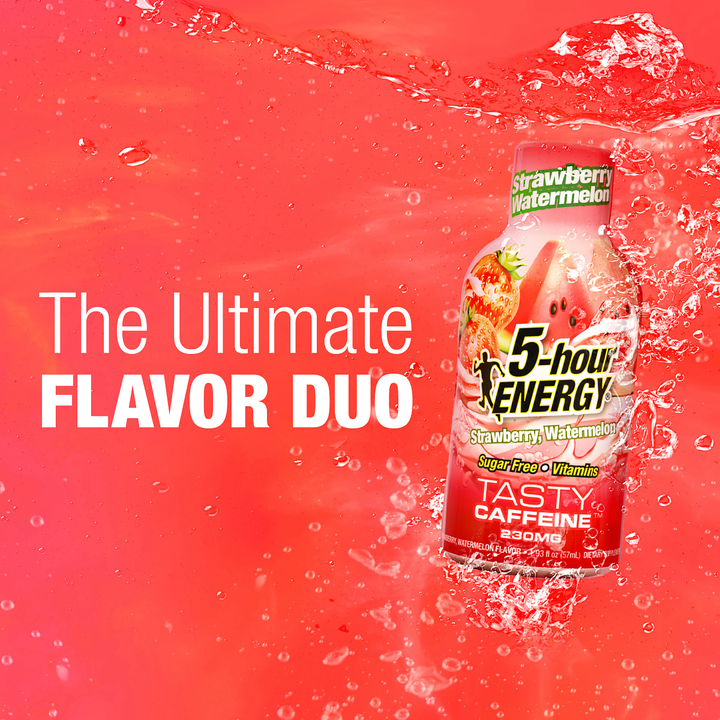 5-hour Energy Strawberry Watermelon Flavor Extra Strength 5-hour ENERGY Shots