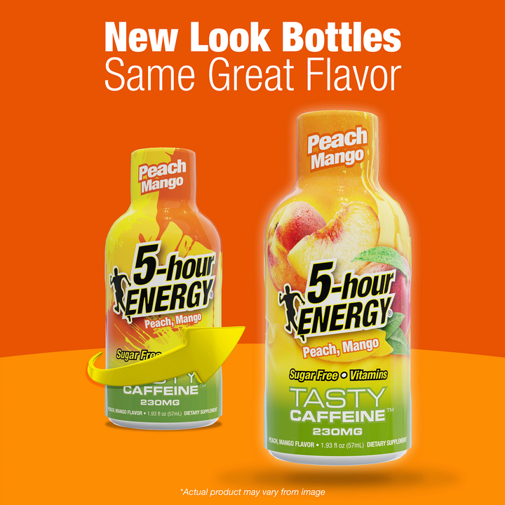 5-hour Energy Peach Mango Flavor Extra Strength 5-hour ENERGY Shots