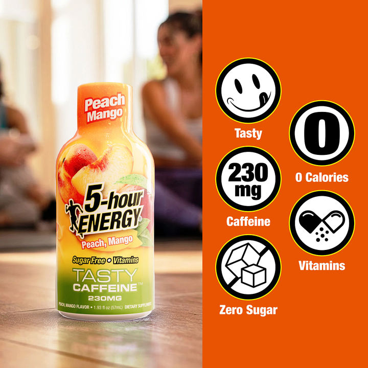 5-hour Energy Peach Mango Flavor Extra Strength 5-hour ENERGY Shots
