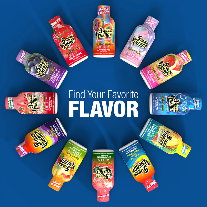 Blue Raspberry Flavor Extra Strength 5-hour ENERGY Shots