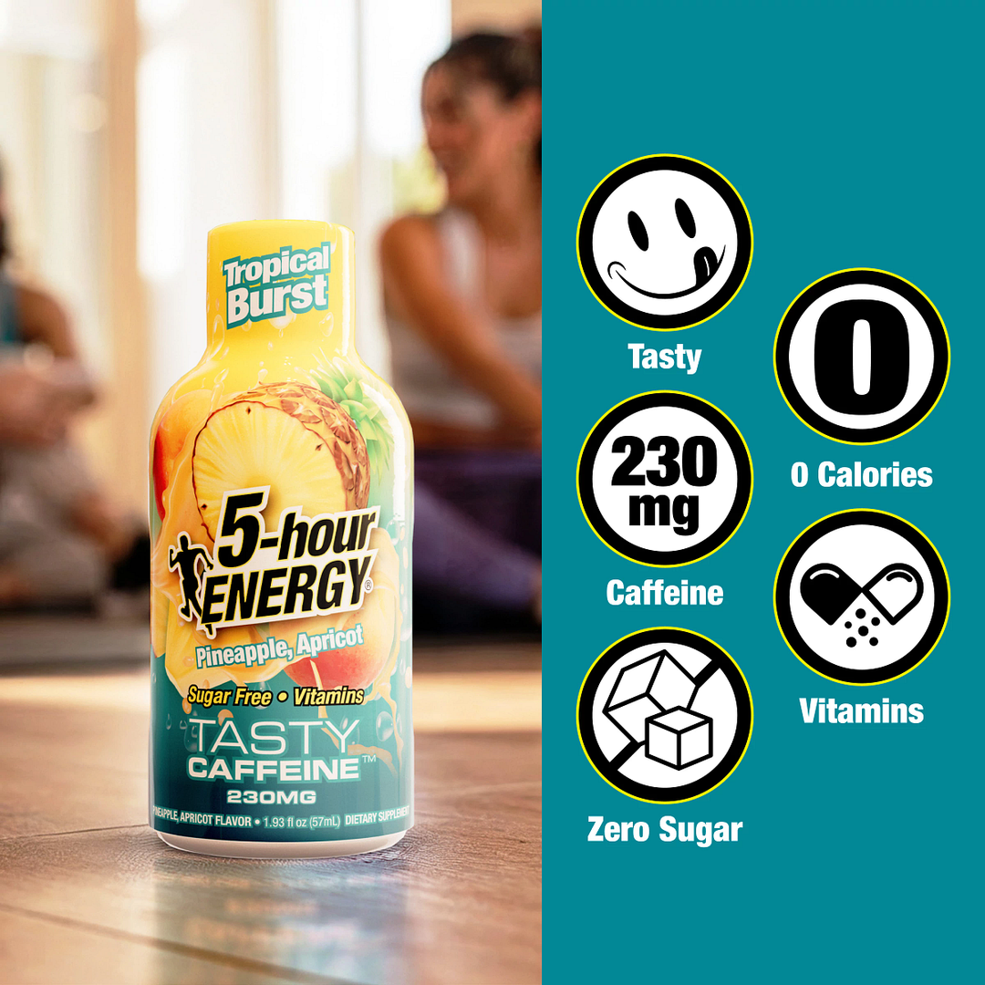 5-hour Energy Tropical Burst Flavor Extra Strength 5-hour ENERGY Shots