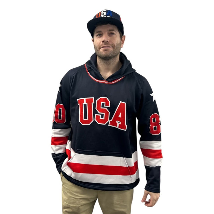 1980 Miracle on Ice hoodie for hockey fans