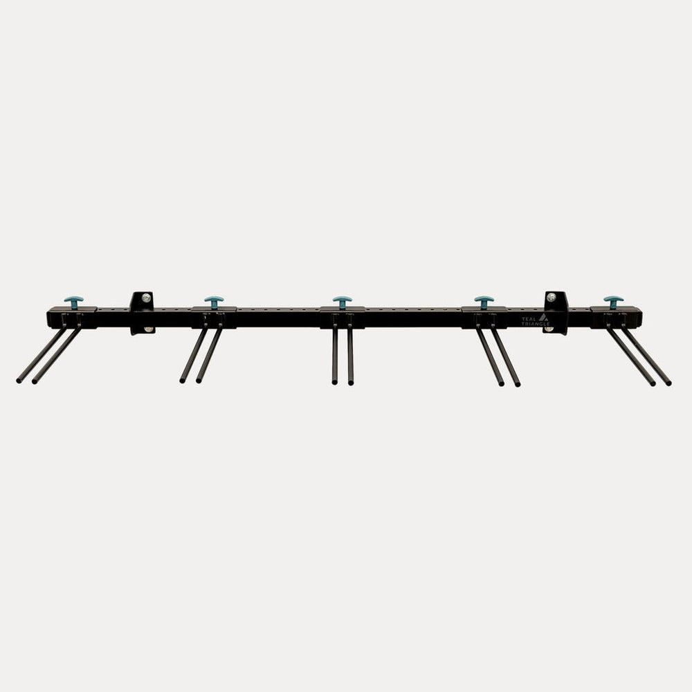 Adjustable Ski Rack for 10 Pairs - Optimal Wall Storage