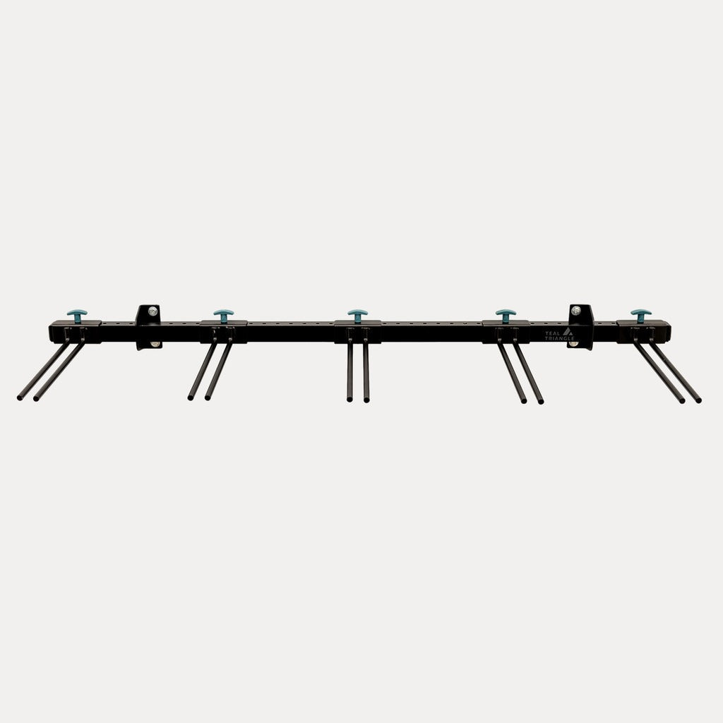 Adjustable Ski Rack for 10 Pairs - Optimal Wall Storage