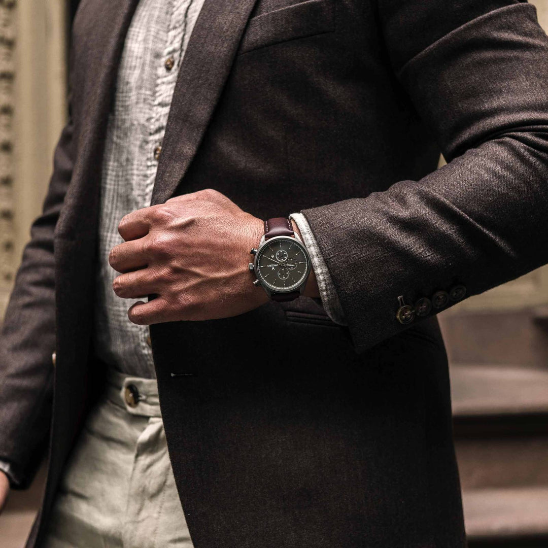 Vincero Collective The Chrono S2 - Gunmetal/Walnut