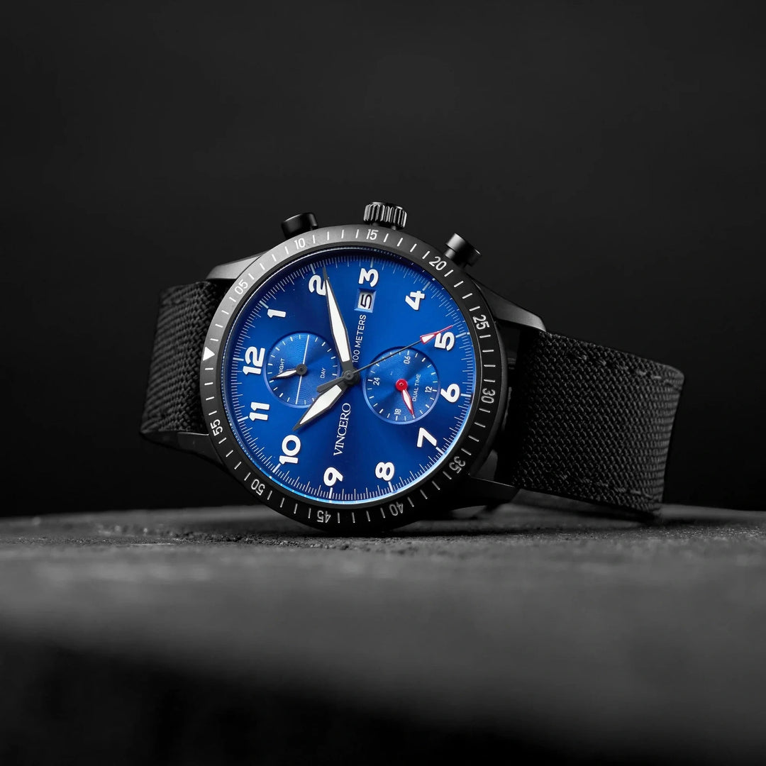 Vincero Collective The Altitude - Matte Black/Cobalt