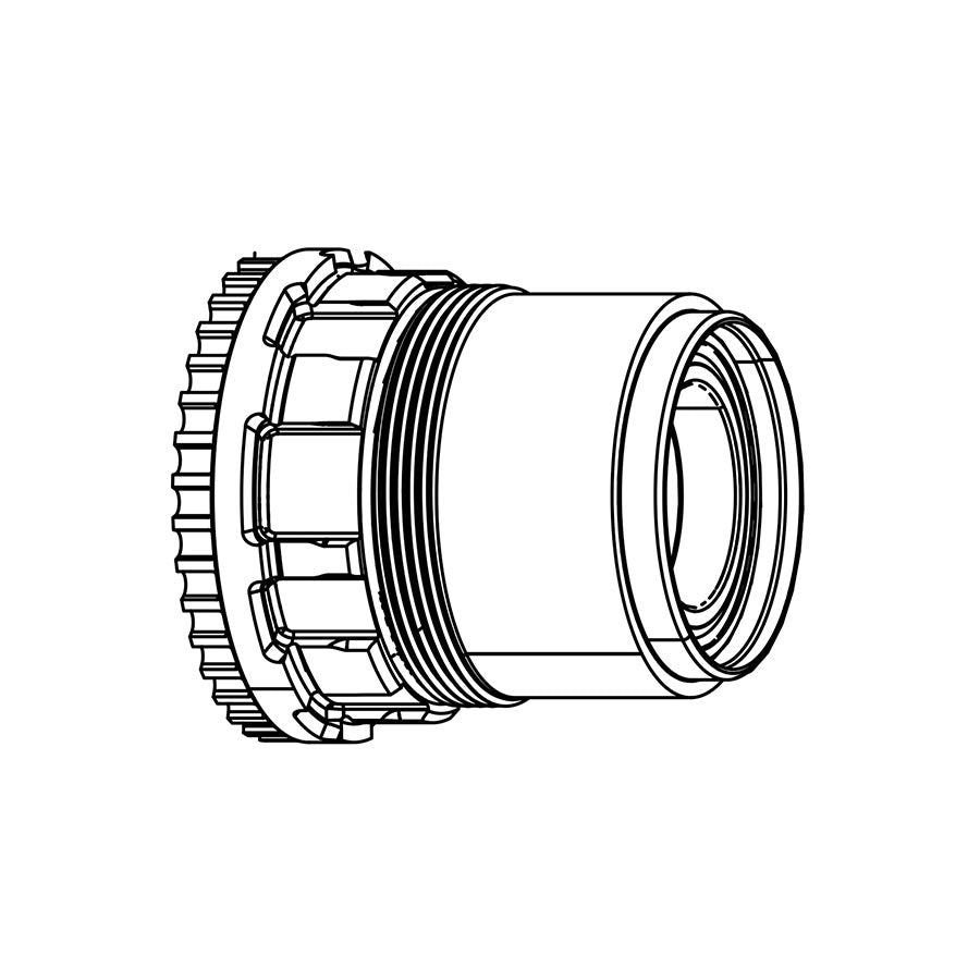 Disc Brake Freehub Kit, Freehub Body, SRAM XD-R, 11/12