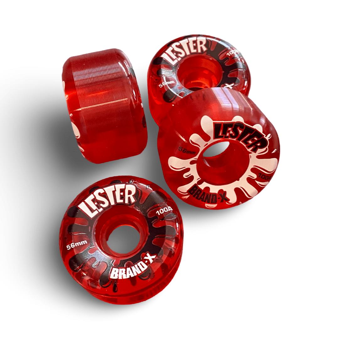 Lester Kasai Transparent Skateboard Wheels 56mm/100a