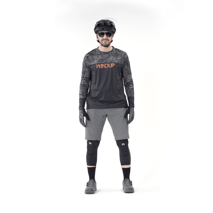 Handup Long Sleeve VenTop Jersey - Grey Timber Camo