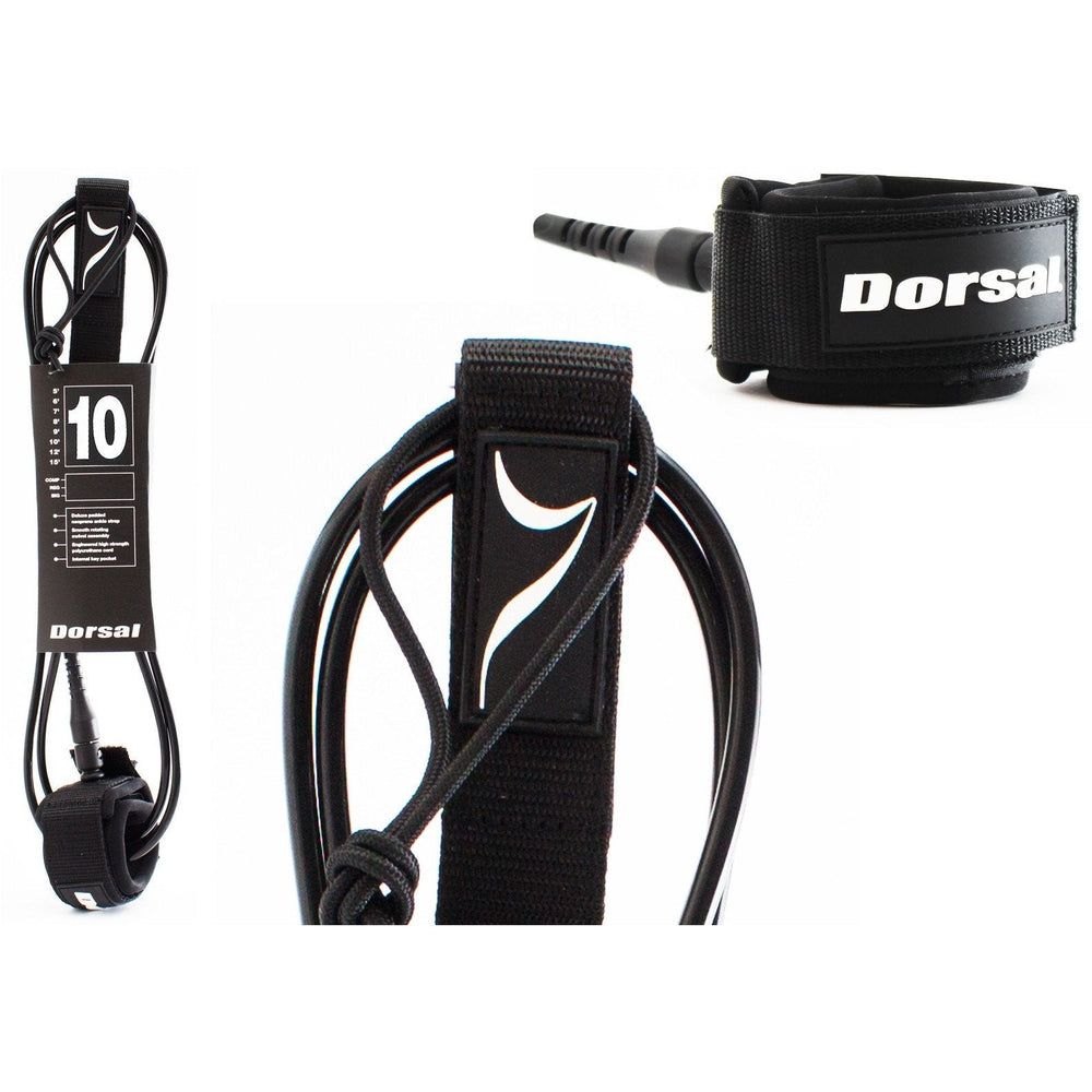 DORSAL Surf Leash for Surfboard, Longboard & SUP