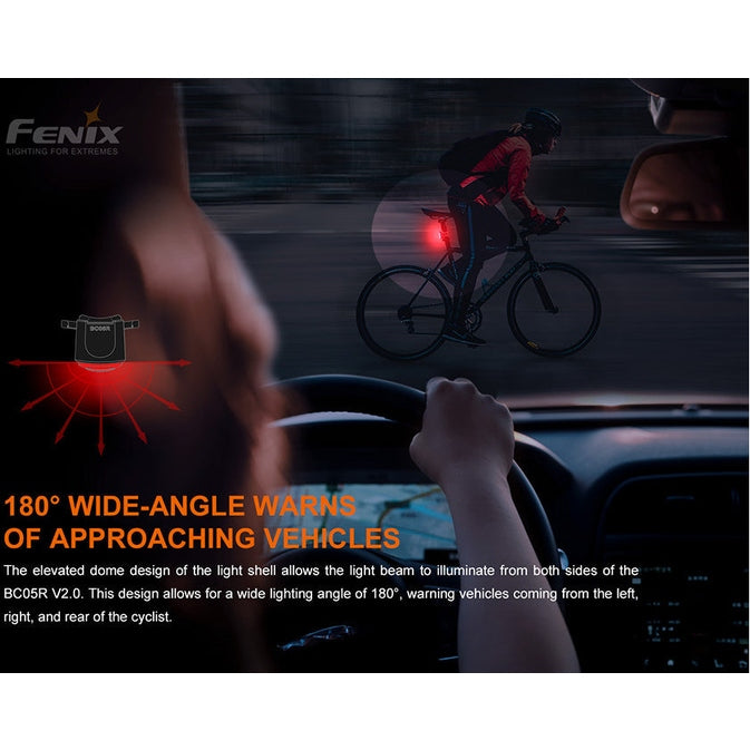 Fenix BC05R V2.0 Rechargeable Bicycle Tail Light