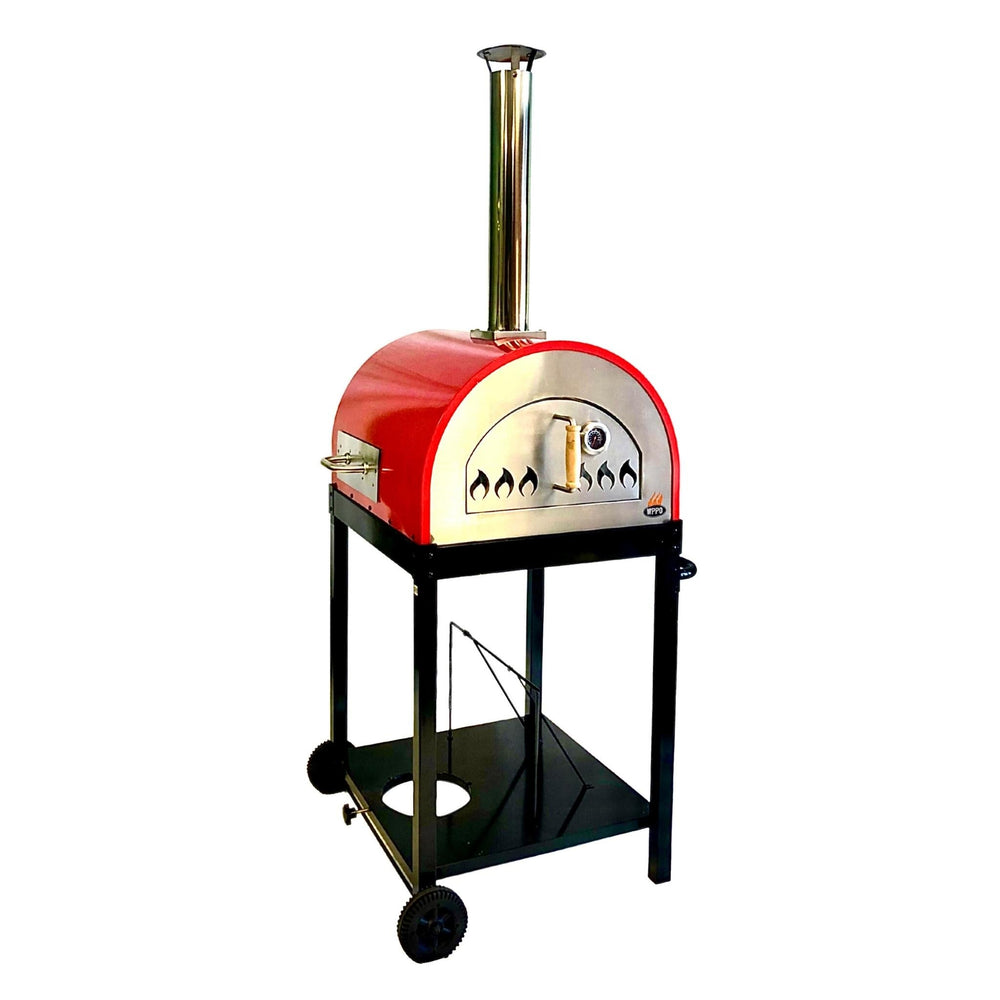 WPPO Traditional 25" Dual Fueled Pizza Oven With Gas Attachment- Wood and Gas Powered