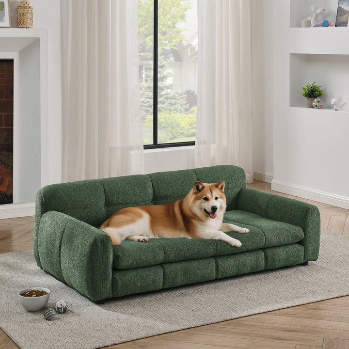Pet Bed for Oversized Dogs - Olive Green