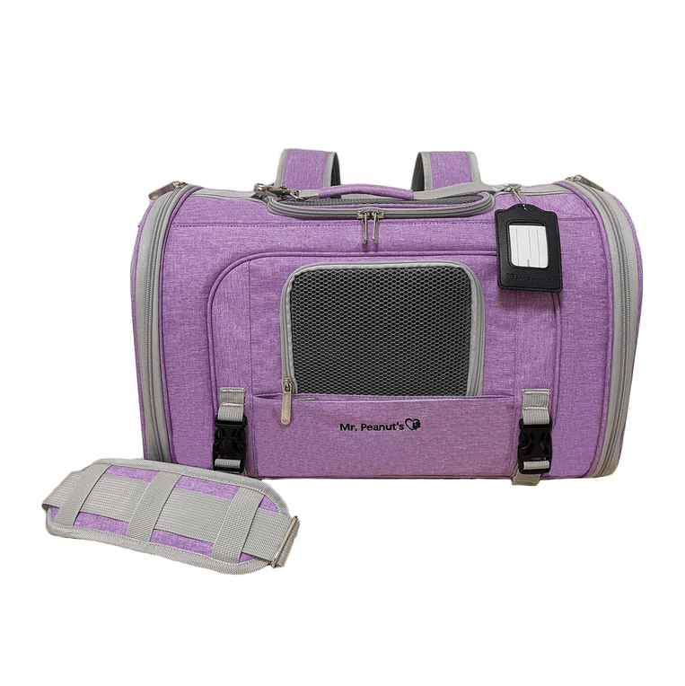 Mr. Peanut's Monterey Series Airline Compliant Horizontal Backpack Pet Carrier