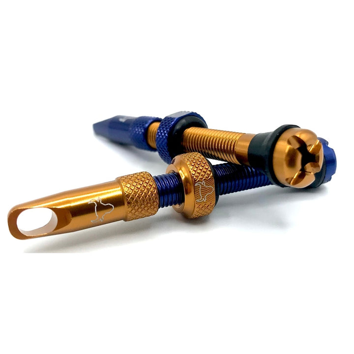Hold Fast 42mm Insert Compatible Tubeless Valves in 16 Colors