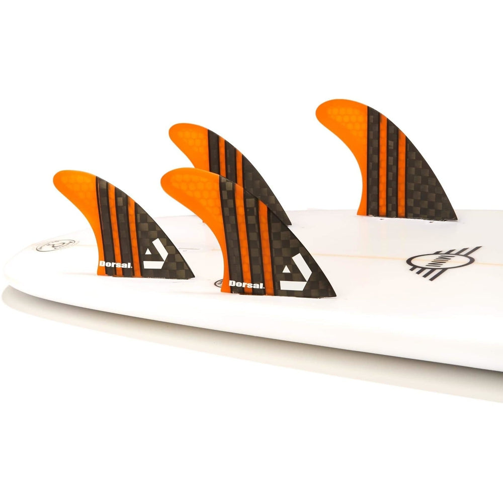 DORSAL Surfboard Fins Quad 4 Set FCS Compatible