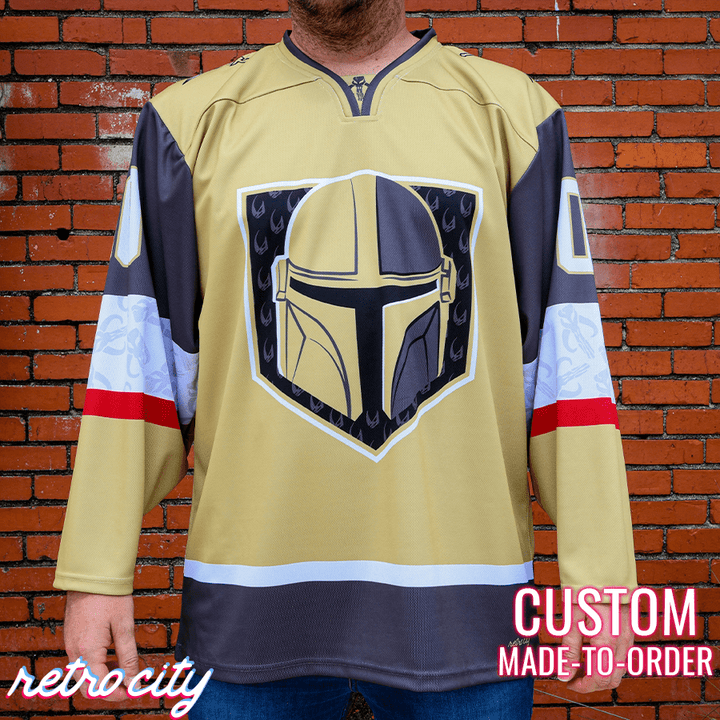 Mando Bounty Hunter Hockey Jersey Customization