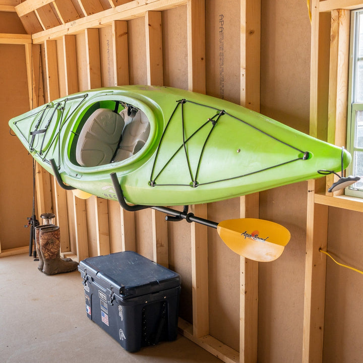 Ozarks Swivel Kayak Rack for Efficient Storage