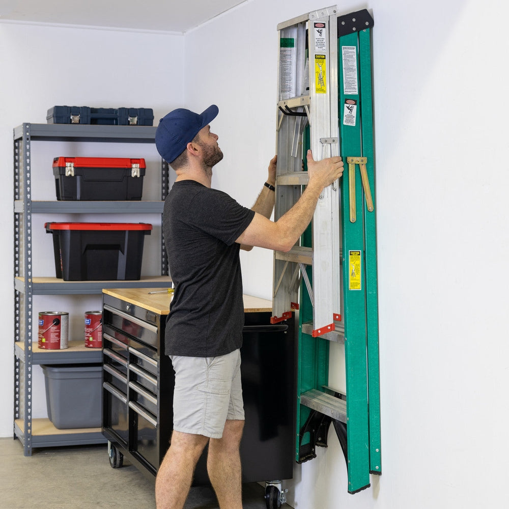 Garage Ladder Storage Hook for Easy Organization