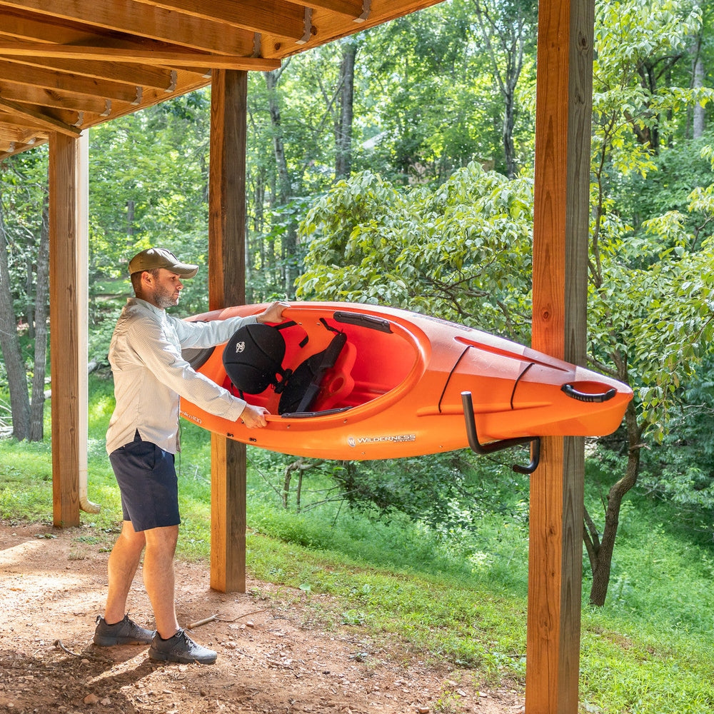 Ozarks Swivel Kayak Rack for Efficient Storage