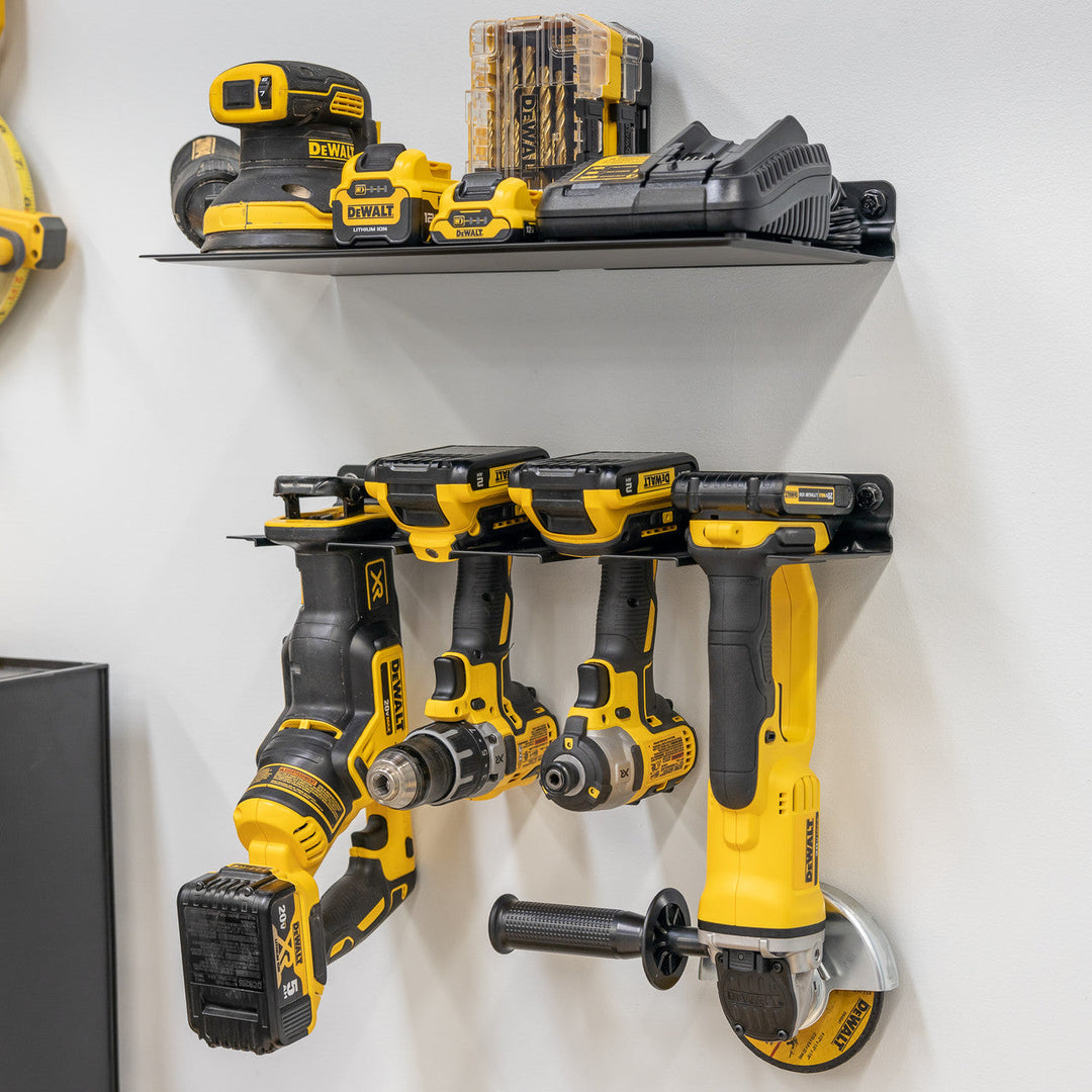 Power Tool Organizer Rack for Garage Storage