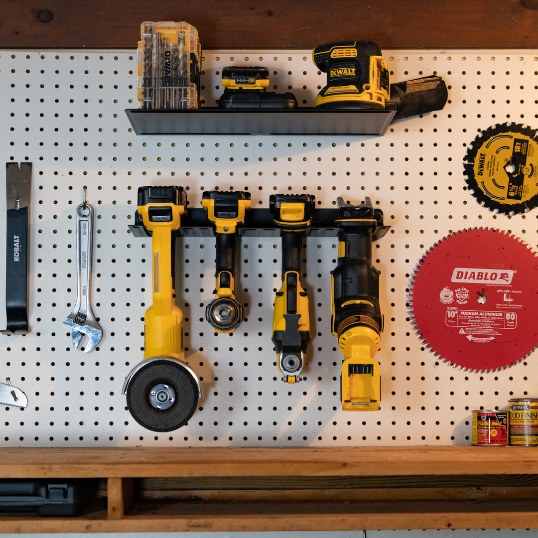 Power Tool Organizer Rack for Garage Storage