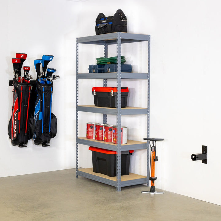 Hitch Wall Mount Rack for Bike and Cargo Storage