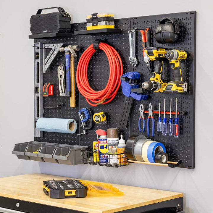 51" x 32" PRO Pegboard with Attachments for Tool Organization