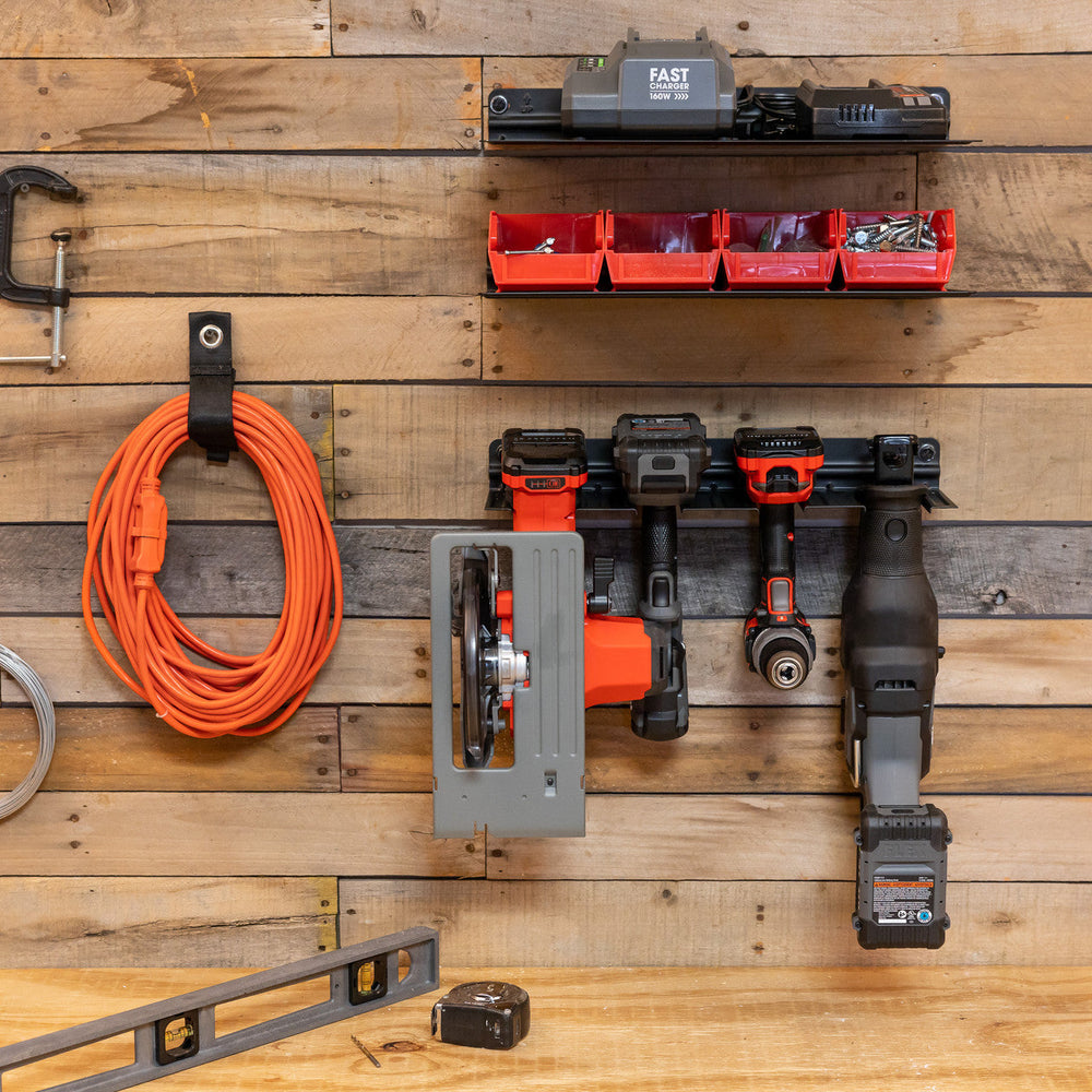 Power Tool Organizer Rack for Efficient Storage