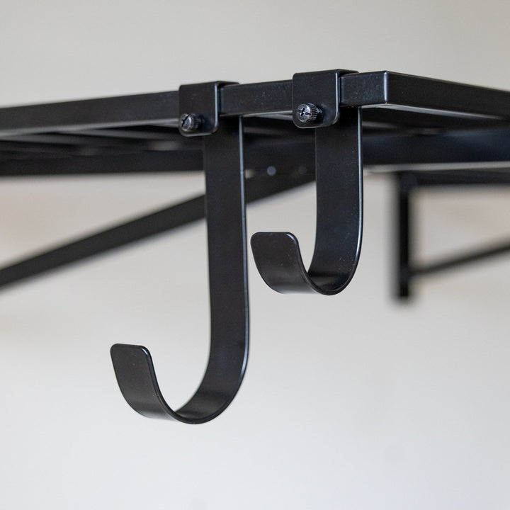 Bristol Garage Wall Shelf Hooks | 8-Pack
