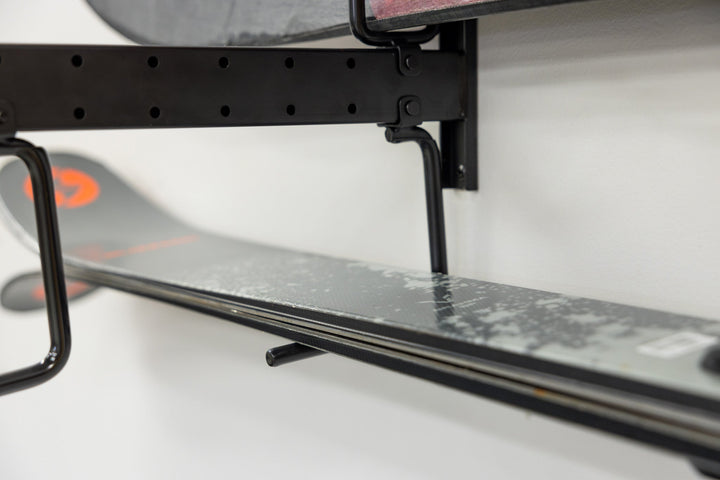 Cascade Snowboard Ski Organizer Rack for Wall Mount