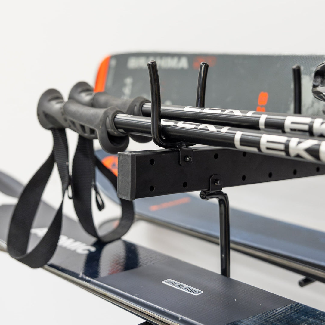 Cascade Snowboard Ski Organizer Rack for Wall Mount