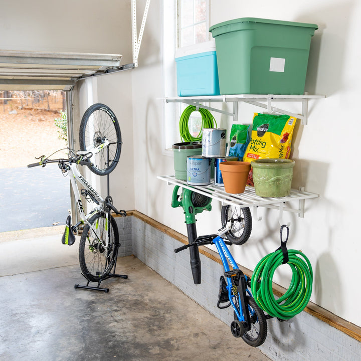2' x 4' Garage Wall Shelves - 2 Pack | 2x4 Garage Wall Shelves