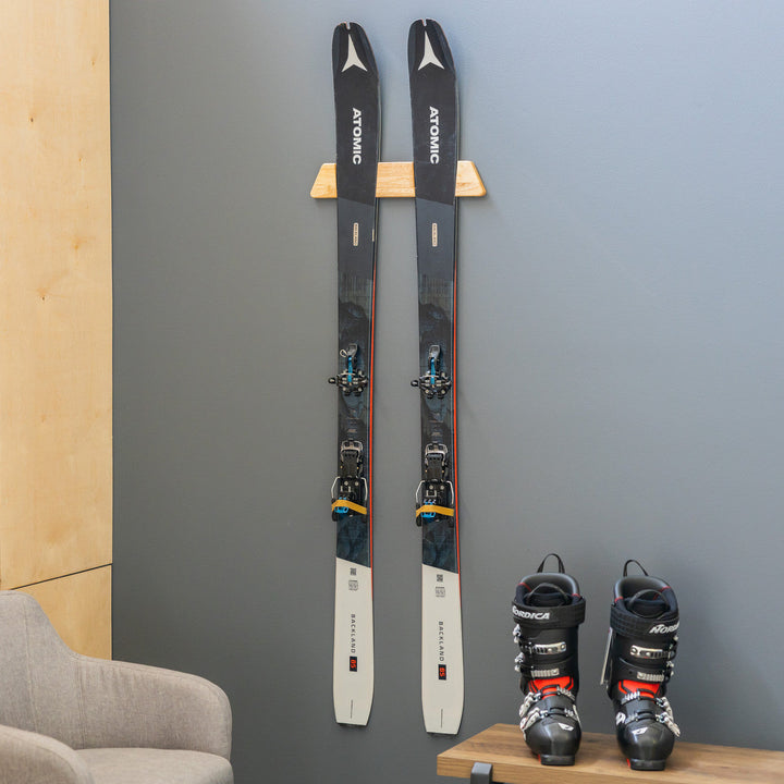Vail Ski Display - Wood Ski Display for All Mountain Skis