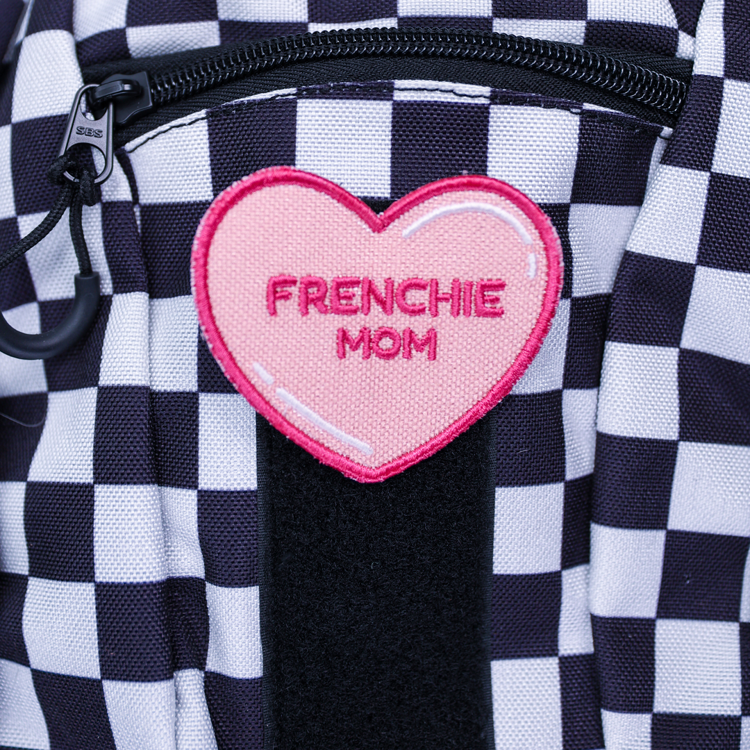 K9 Sport Sack Frenchie Mom Heart Patch