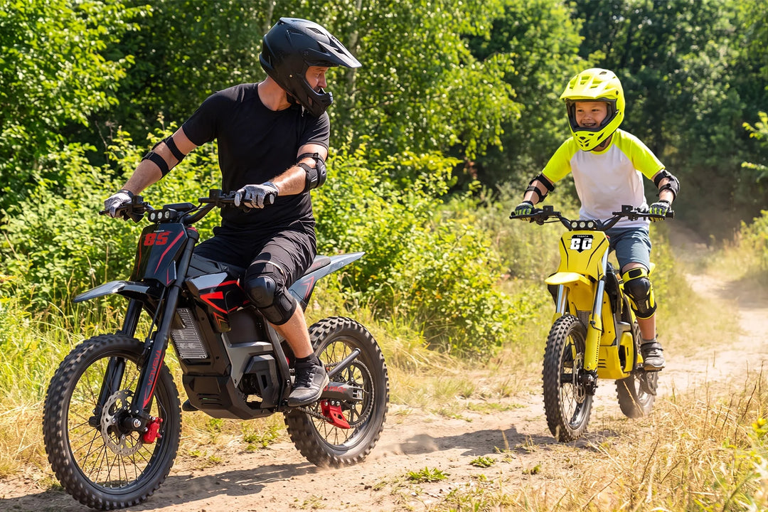 T500 V58 &amp; T500 Pro Combo Pack (2 Bikes) Electric Dirt Bike For Teens &amp; Adults