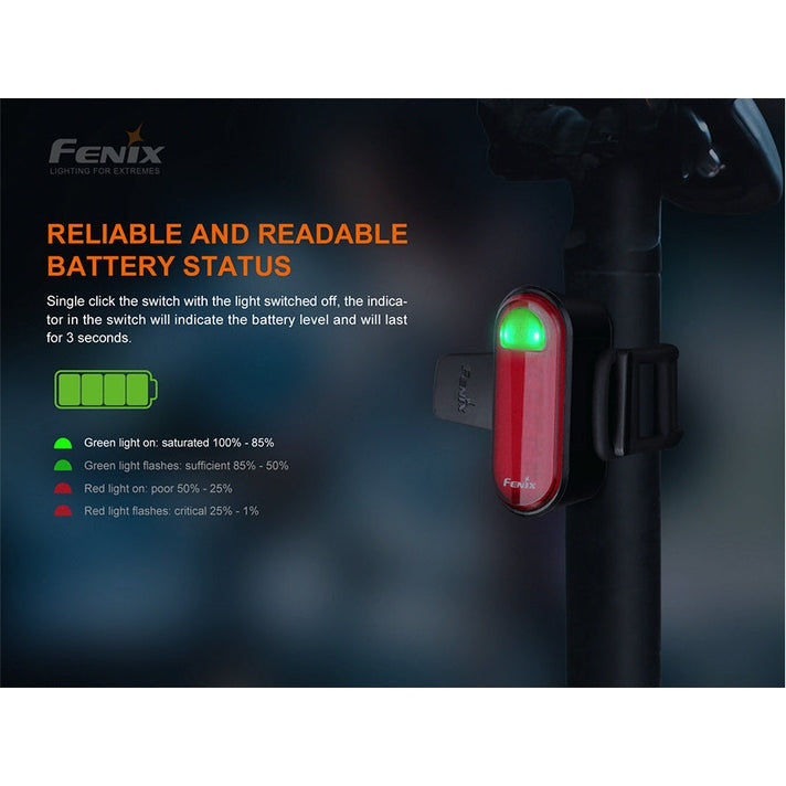 Fenix BC05R V2.0 Rechargeable Bicycle Tail Light